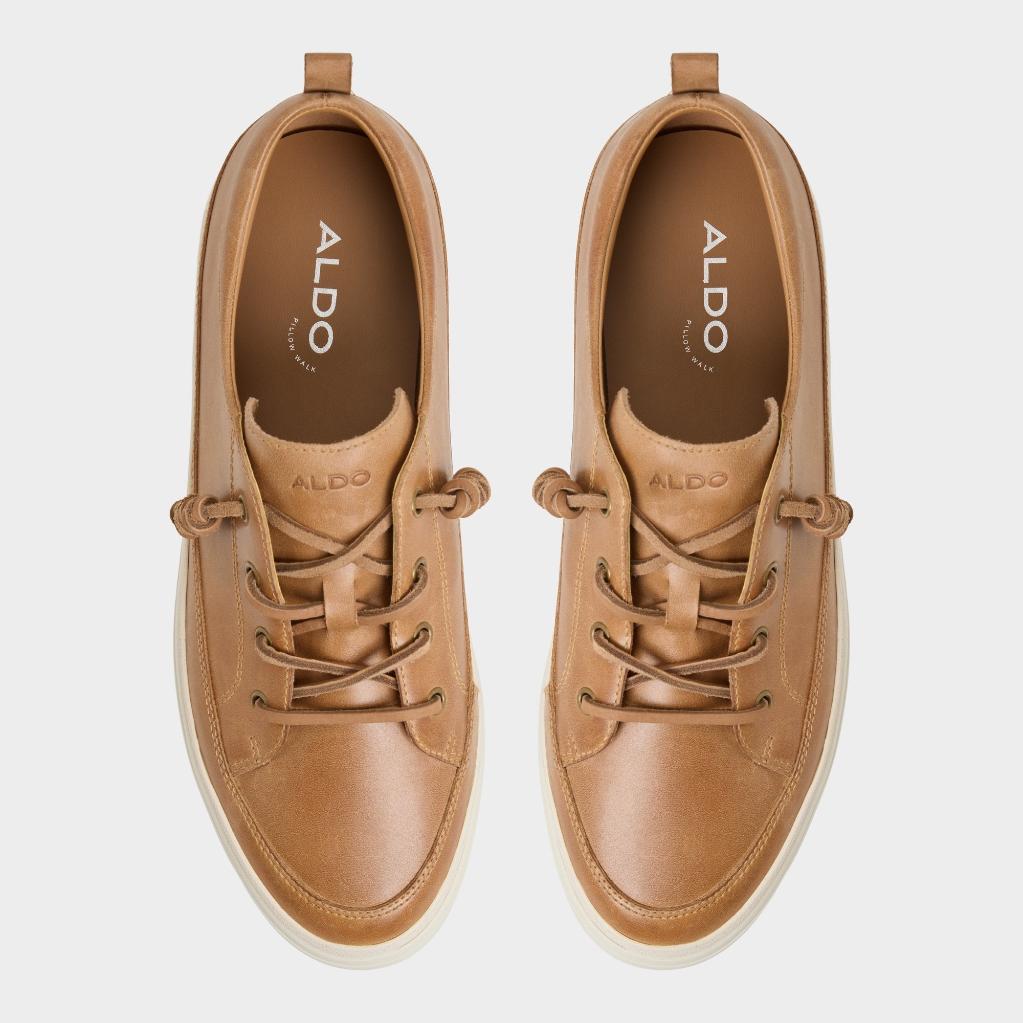 Tristin in Light Brown - Low top sneaker Cup sole