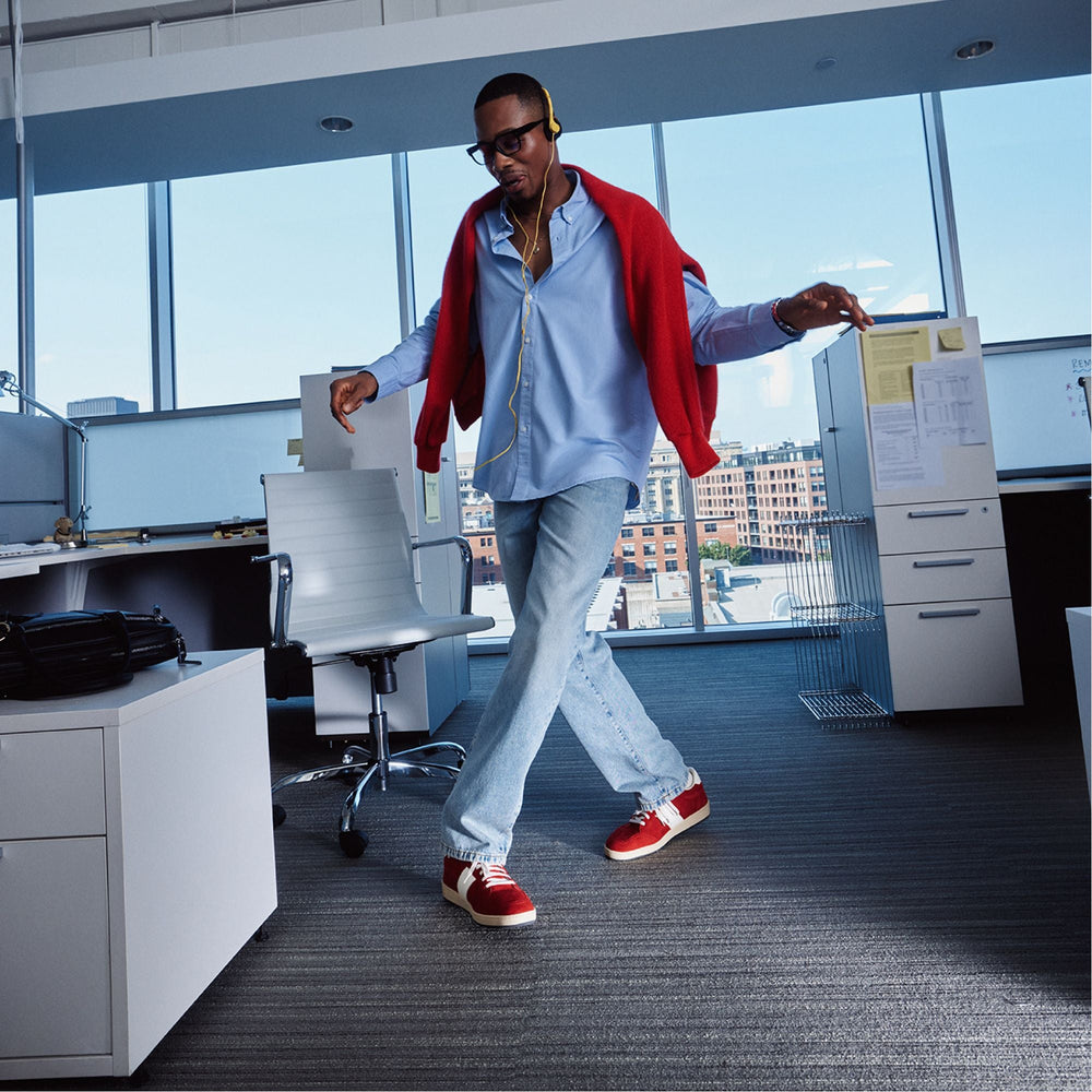 Roscoe in Red 14161307 - Low top sneaker Cup sole