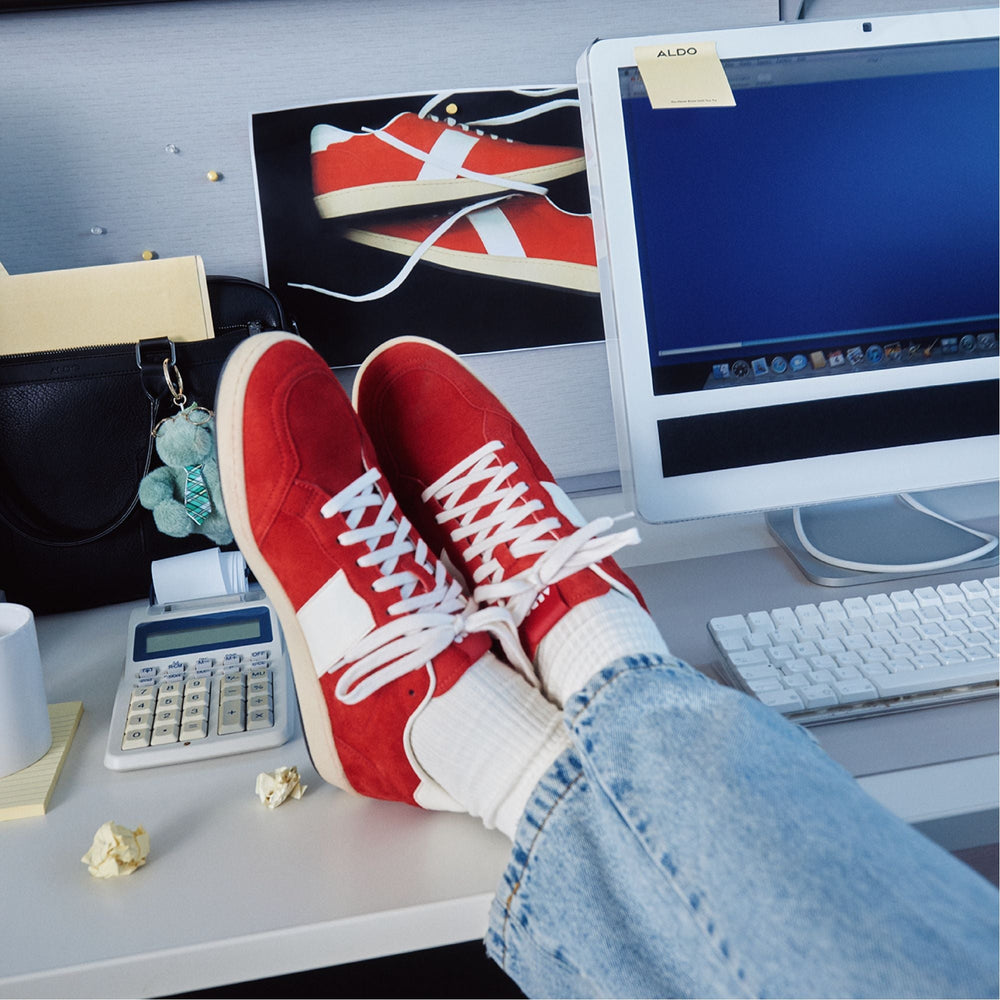 Roscoe in Red 14161307 - Low top sneaker Cup sole