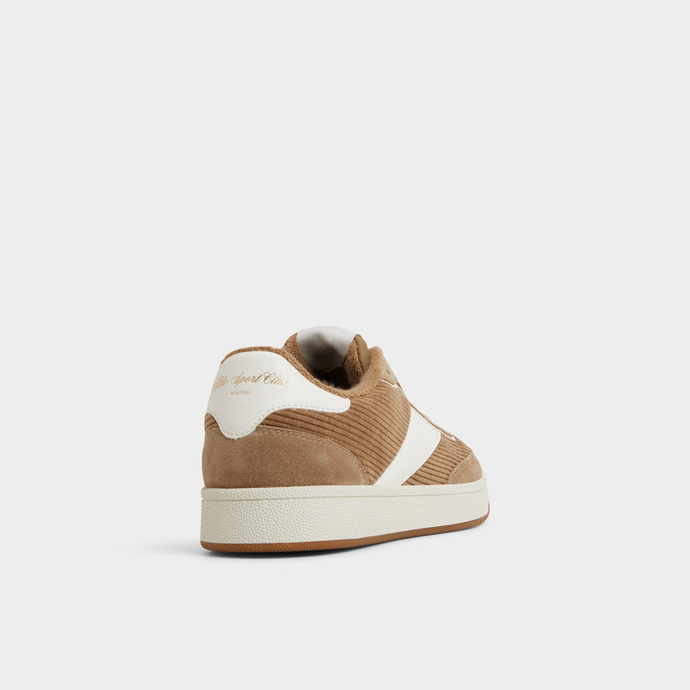 Ashwin in Taupe - Low top sneaker Cup sole