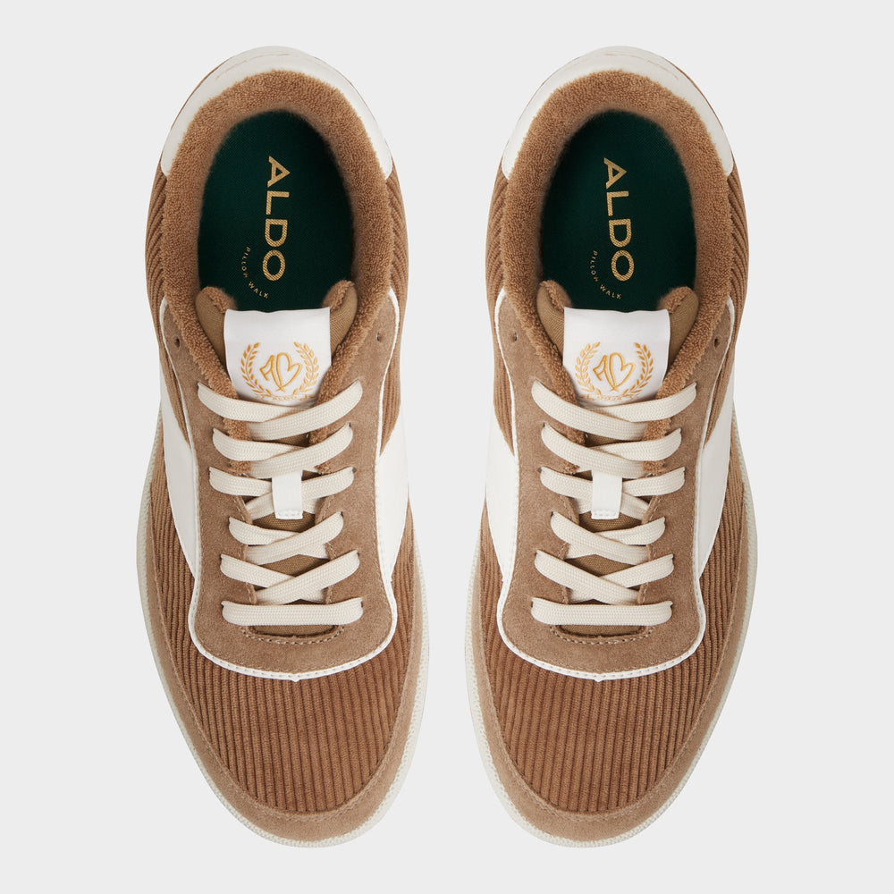 Ashwin in Taupe - Low top sneaker Cup sole