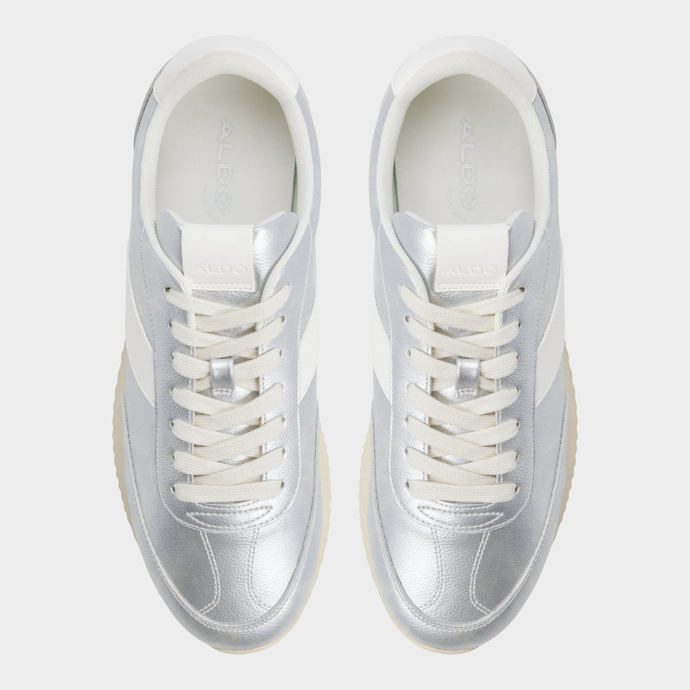 Nathaniell in Silver - Low top sneaker Cup sole