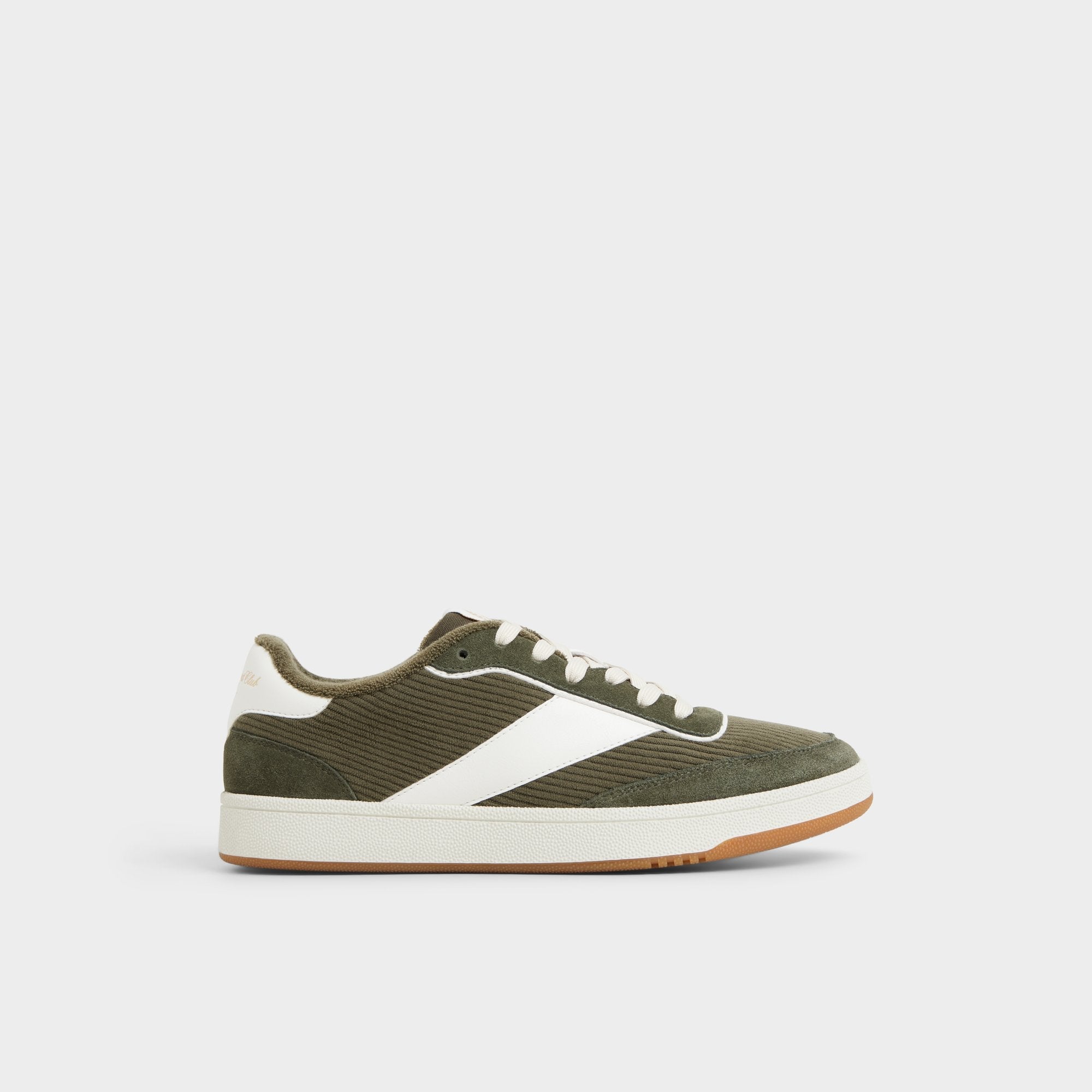 Cup sole Ashwin in Olive - Low top sneaker