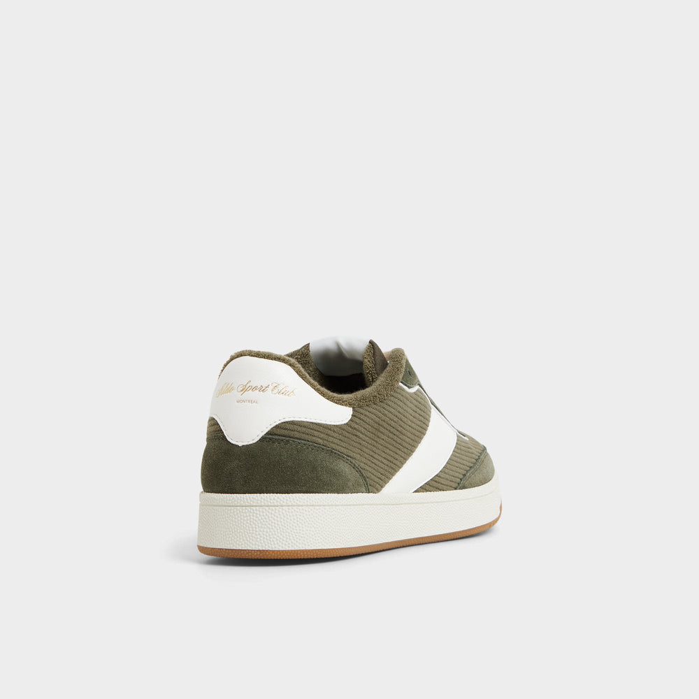 Cup sole Ashwin in Olive - Low top sneaker