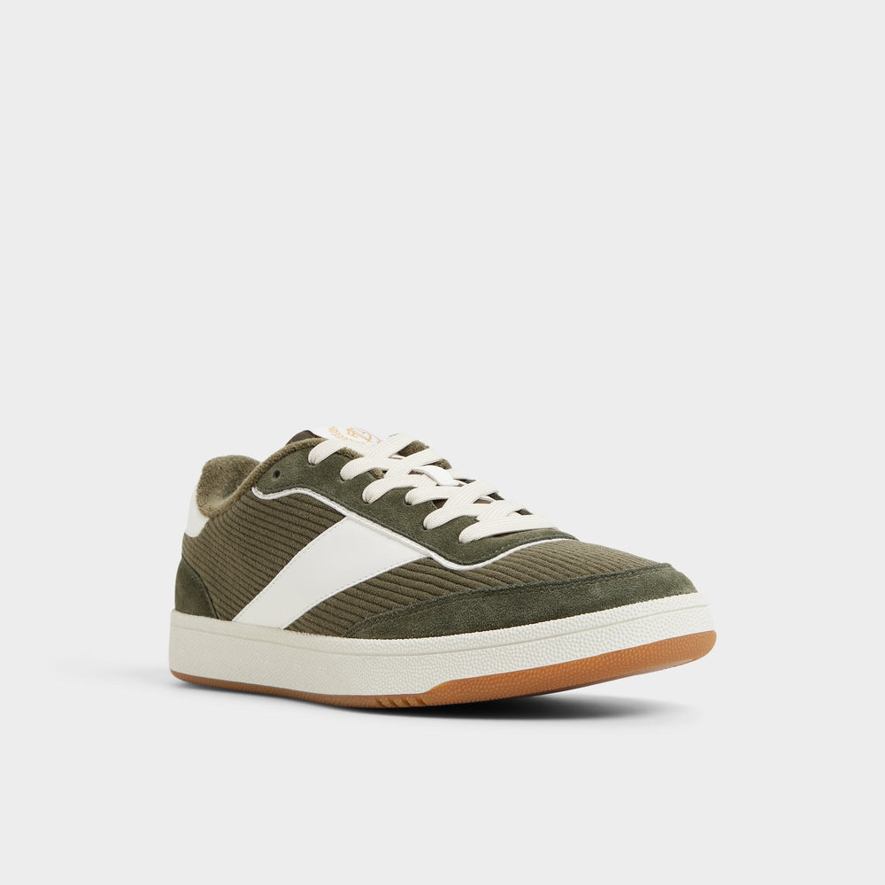 Cup sole Ashwin in Olive - Low top sneaker