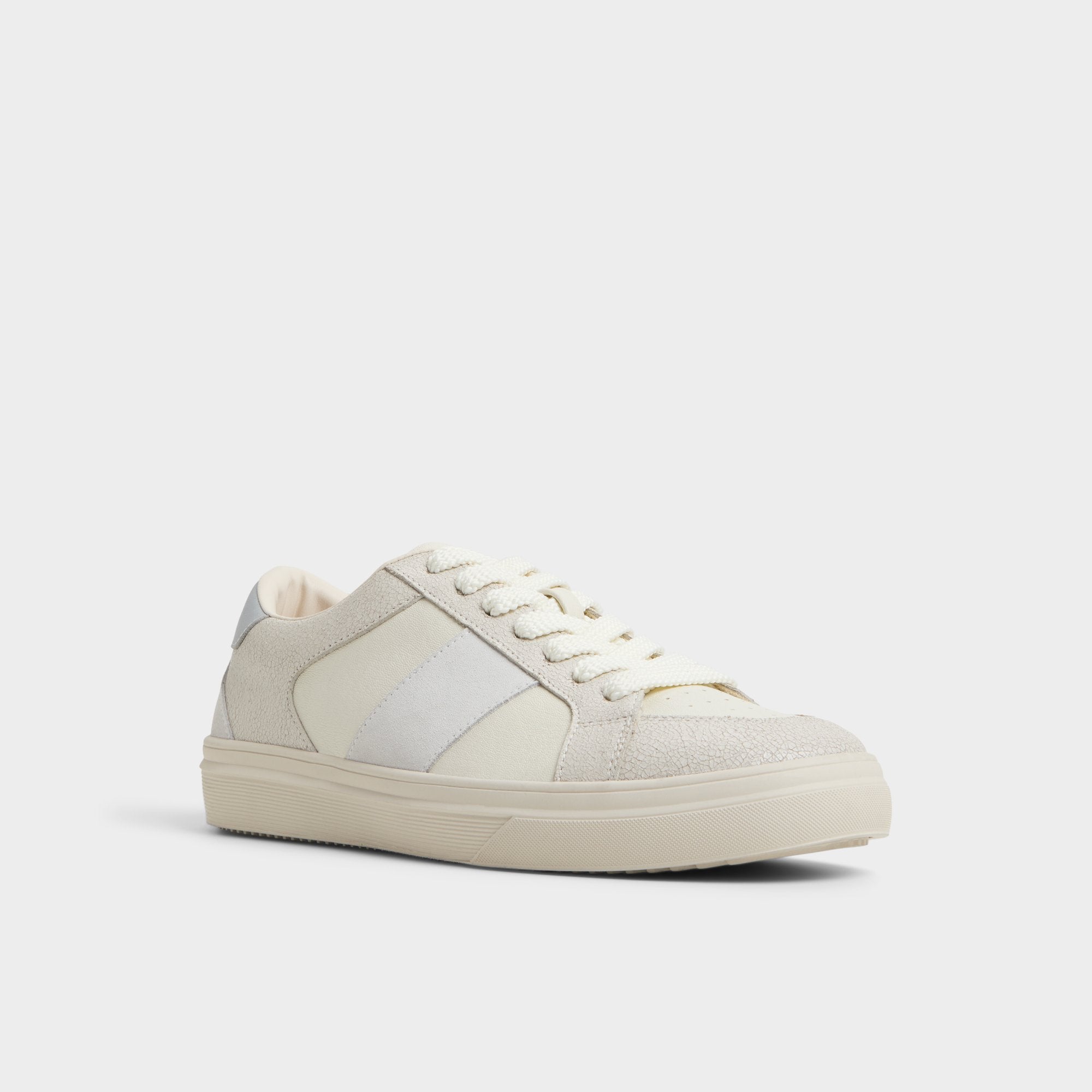 Braxton in White - Low top sneaker Cup sole