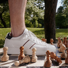 Paxon in White - Low top sneaker