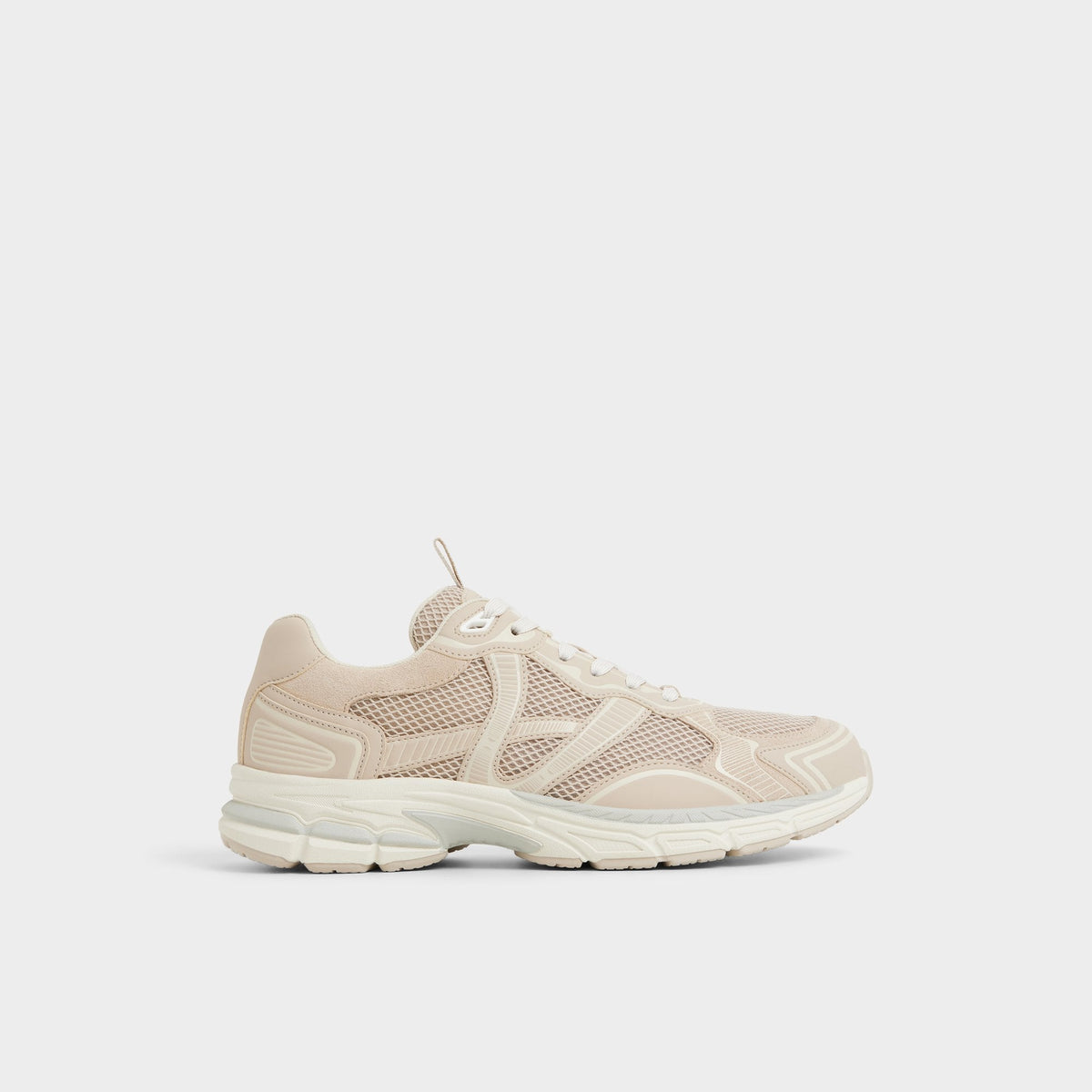 Blade in Taupe - Low top sneaker Jogger sole