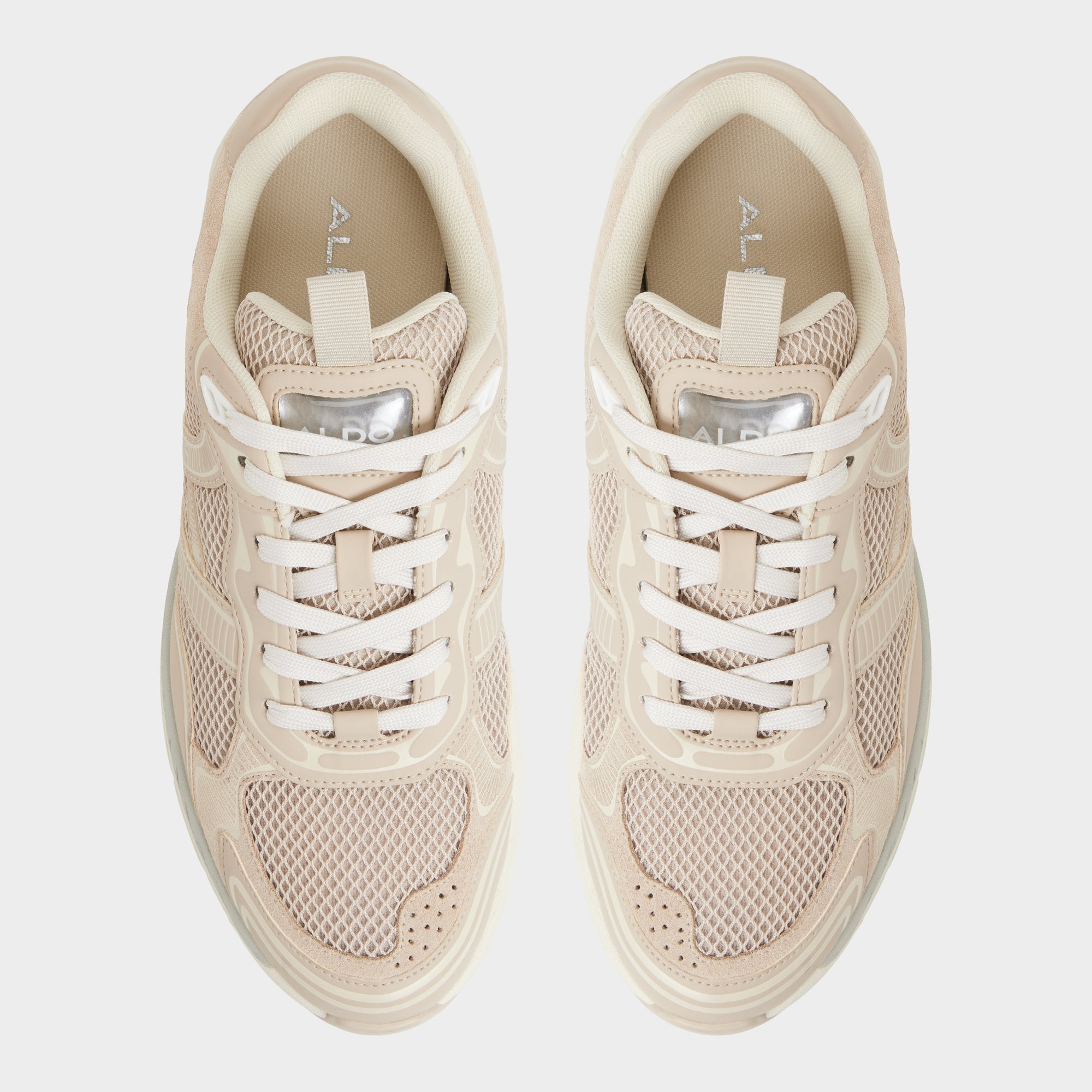 Blade in Taupe - Low top sneaker Jogger sole