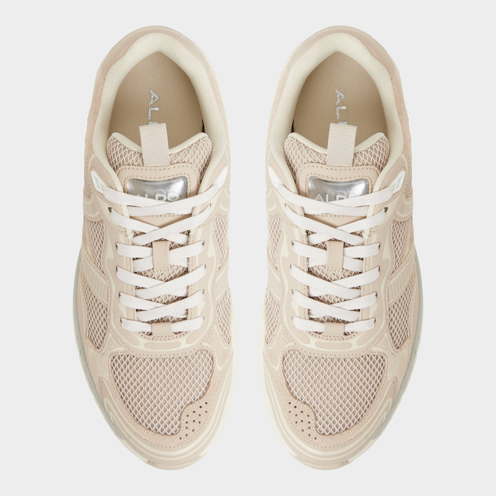 Blade in Taupe - Low top sneaker Jogger sole