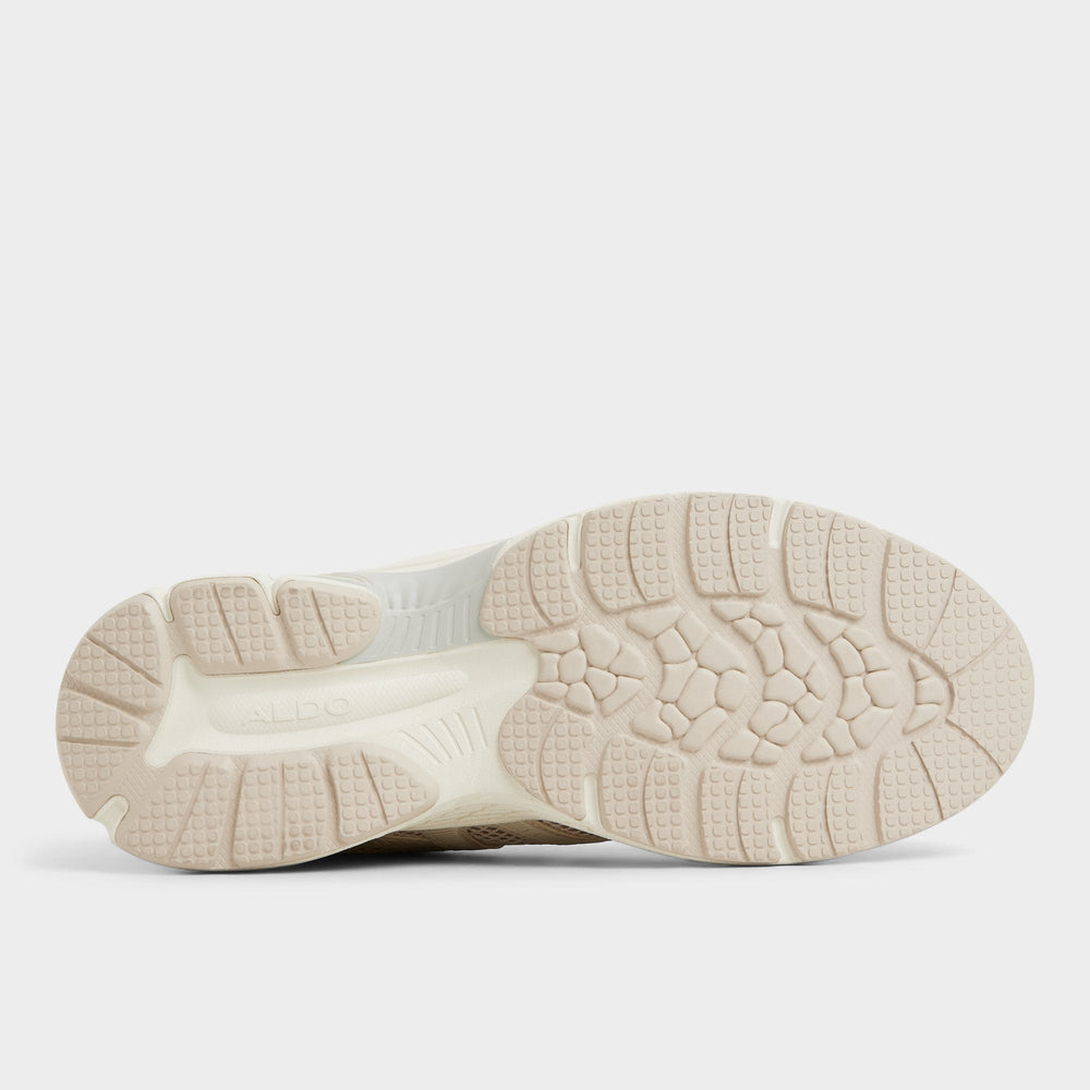 Blade in Taupe - Low top sneaker Jogger sole