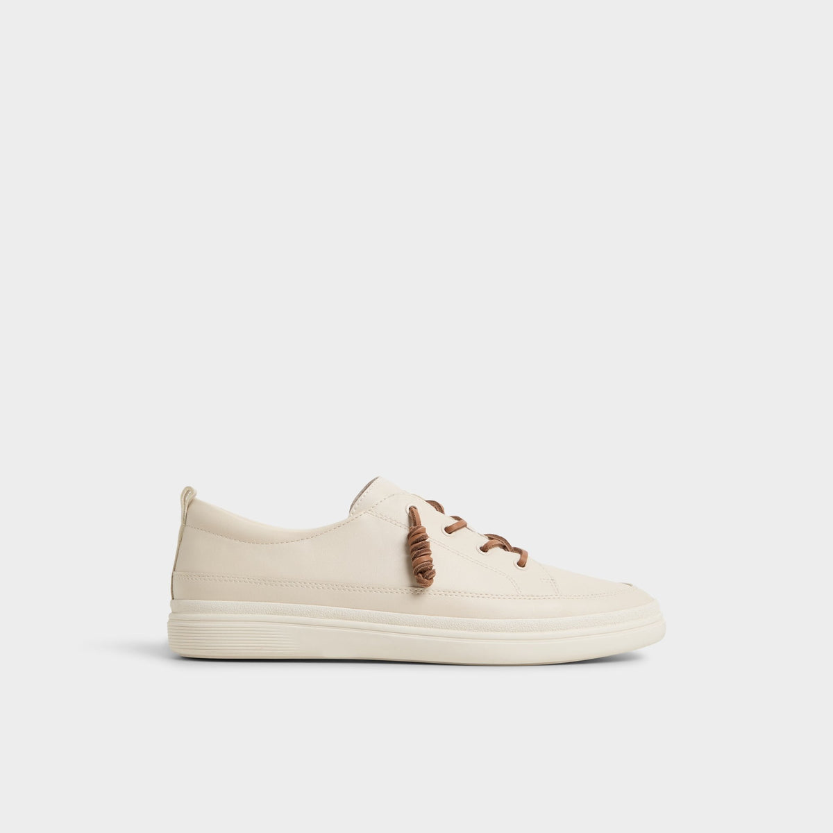 Cup sole Tristin in White Bone - Low top sneaker