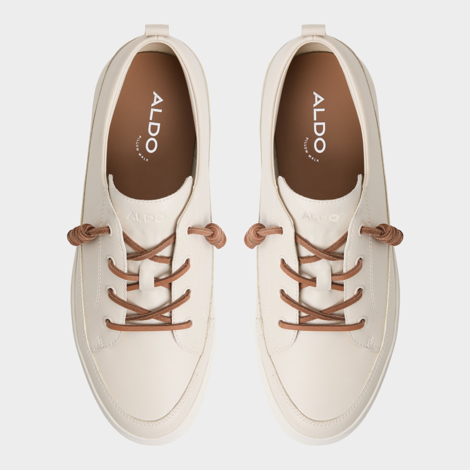 Cup sole Tristin in White Bone - Low top sneaker
