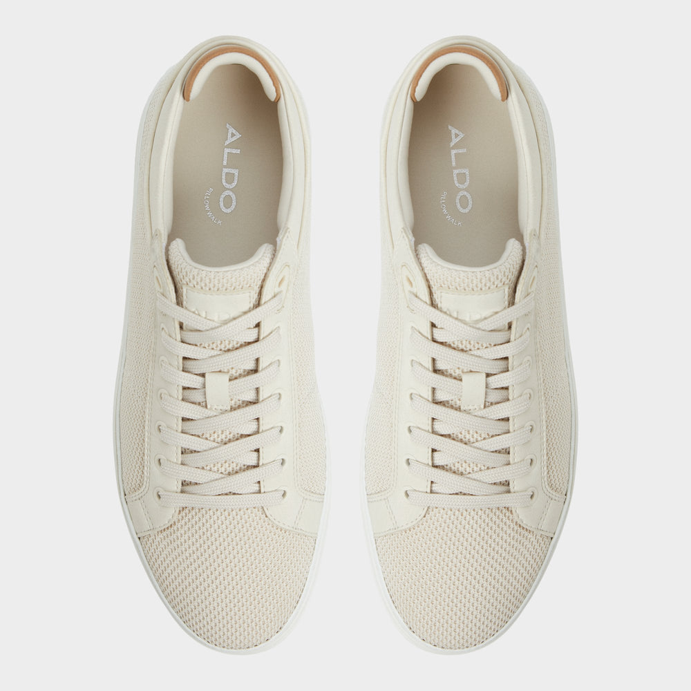 Finespec Bone Synthetic Knit Men's Low top - Low top sneaker