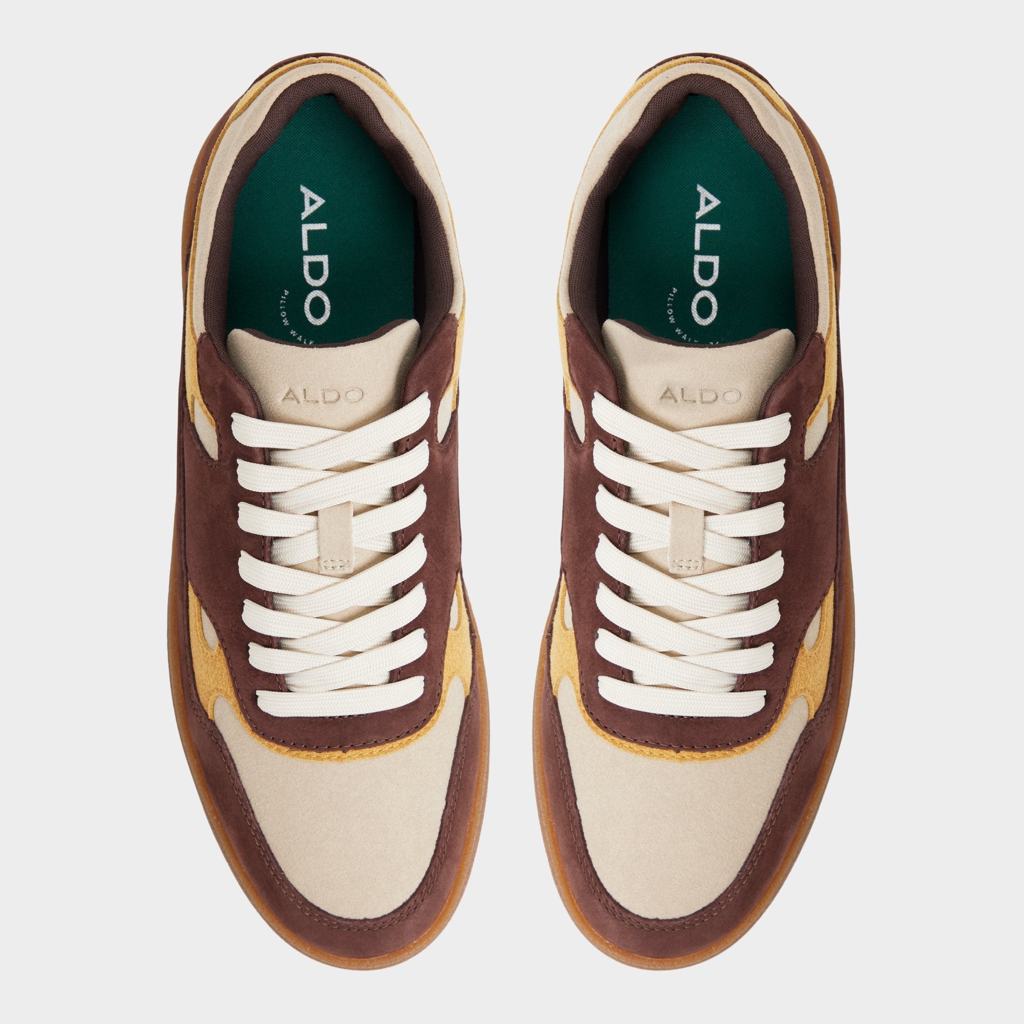 Cup sole Curtis in Brown Multi - Low top sneaker