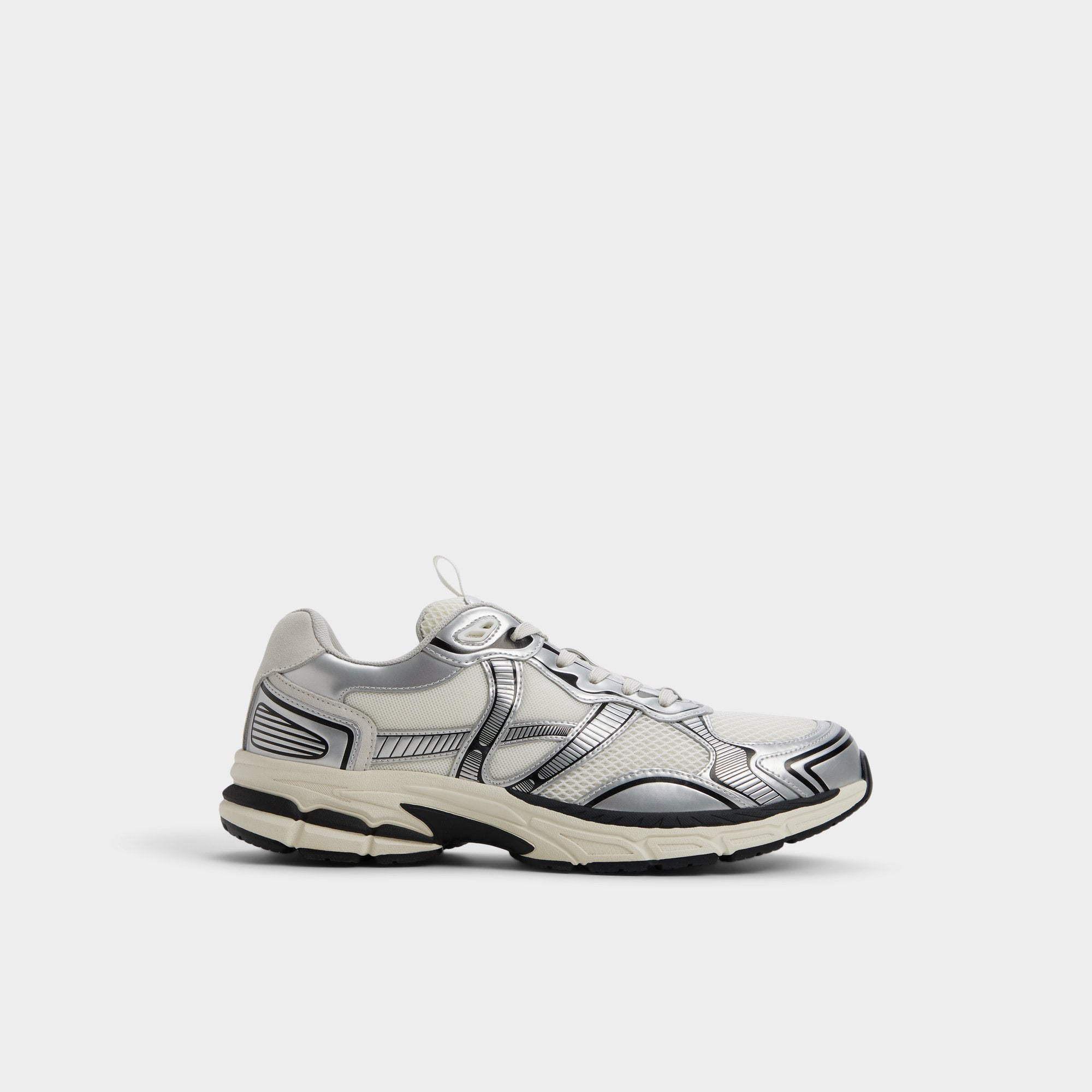 Blade in White - Low top sneaker Jogger sole