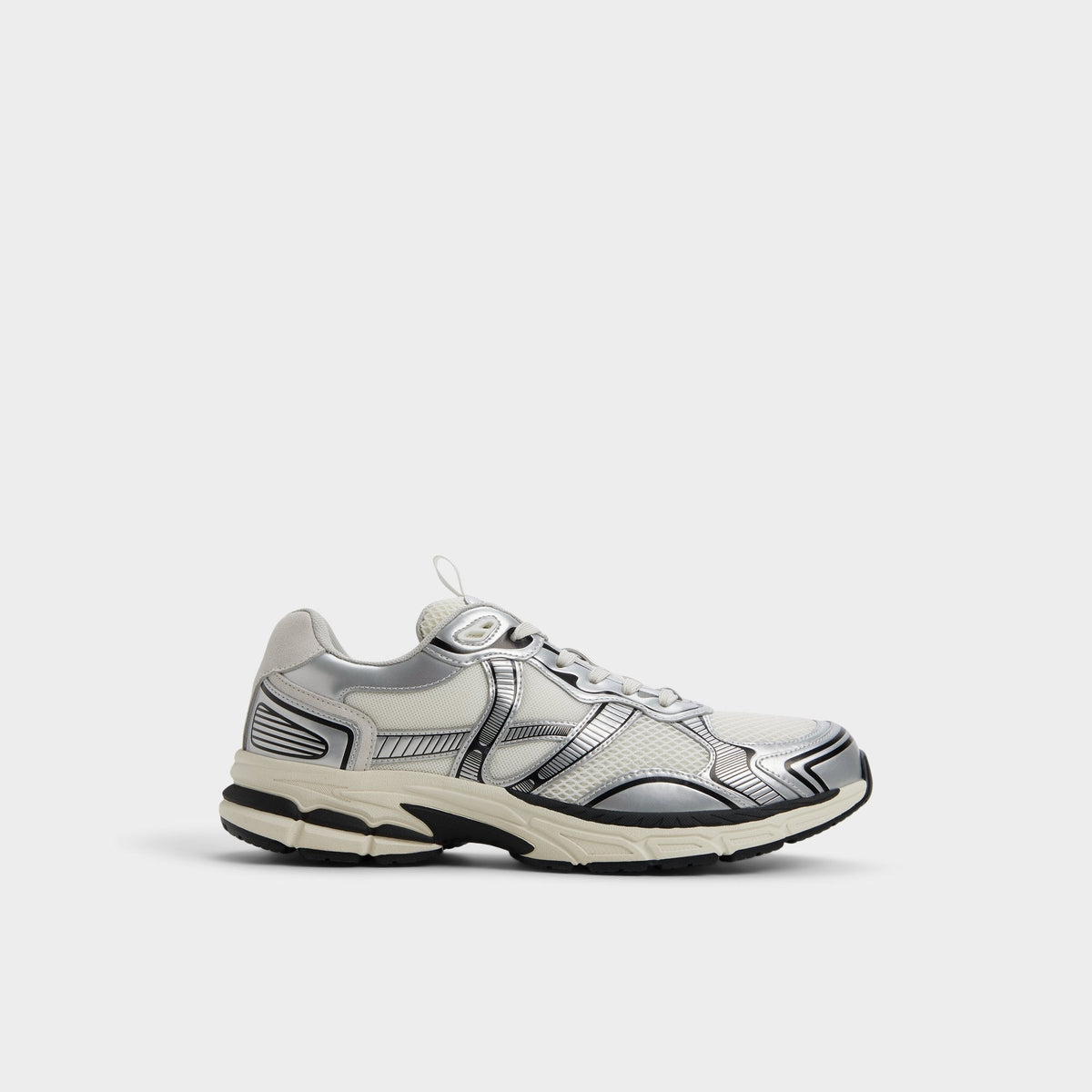 Blade in White - Low top sneaker Jogger sole
