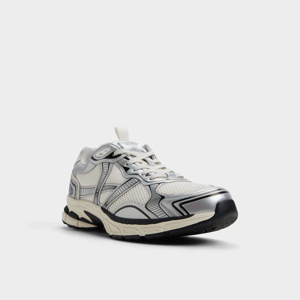 Blade in White - Low top sneaker Jogger sole