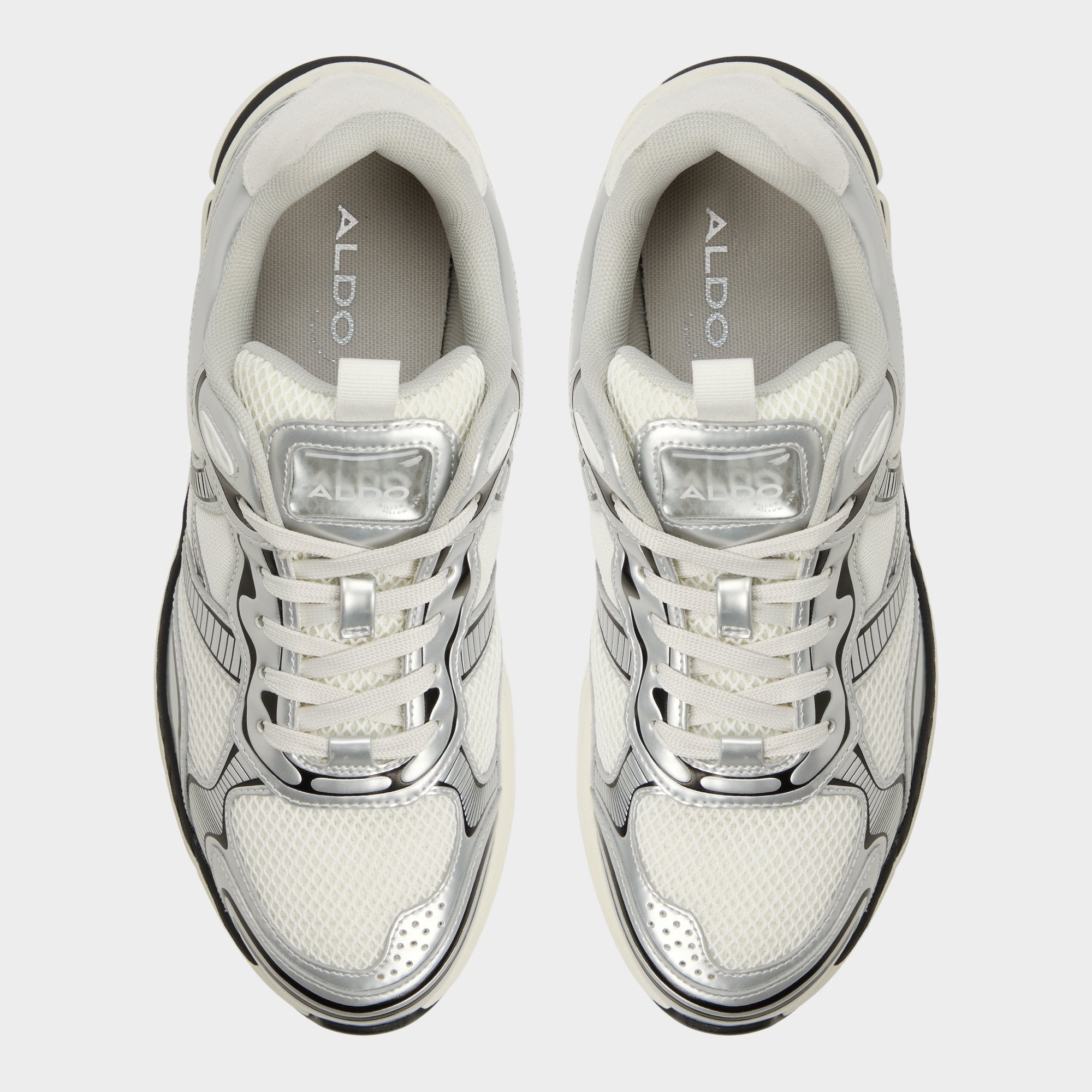 Blade in White - Low top sneaker Jogger sole