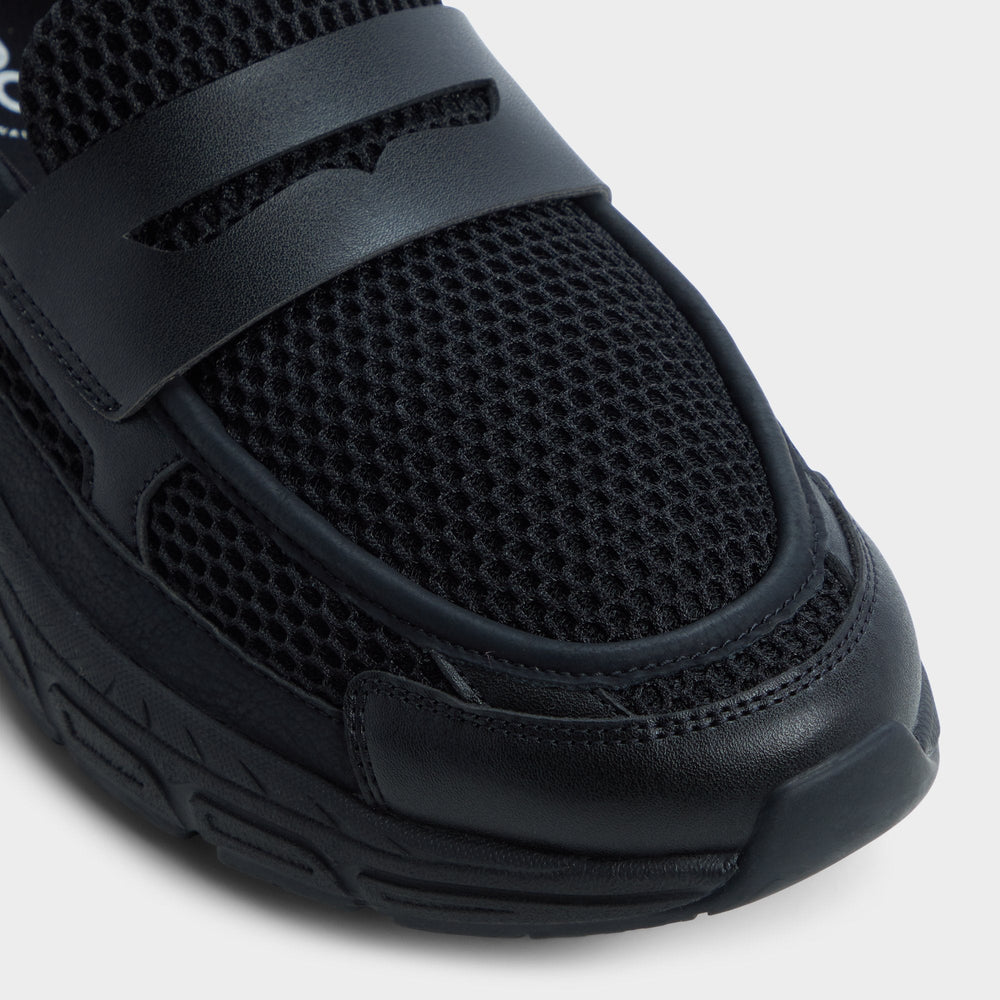Loafersnkr in Black - Slip-on sneaker Jogger sole