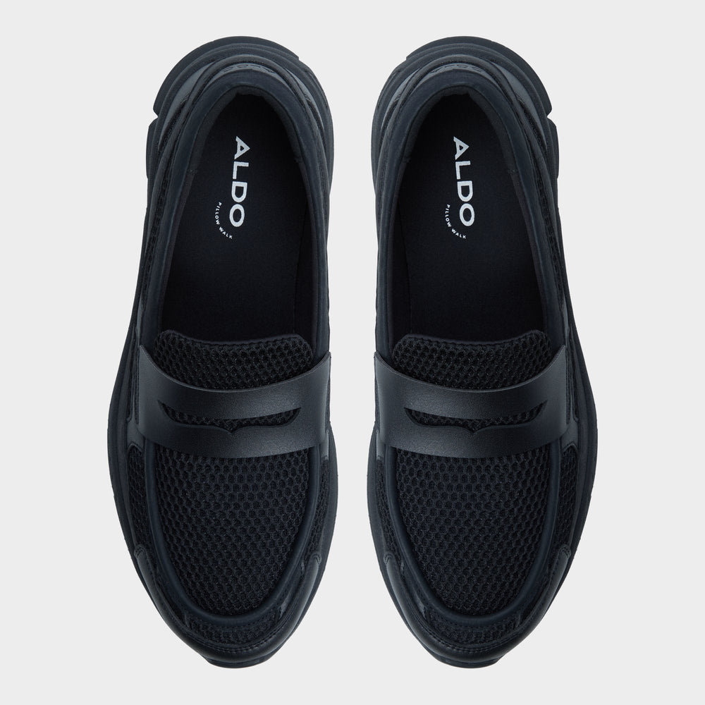 Loafersnkr in Black - Slip-on sneaker Jogger sole