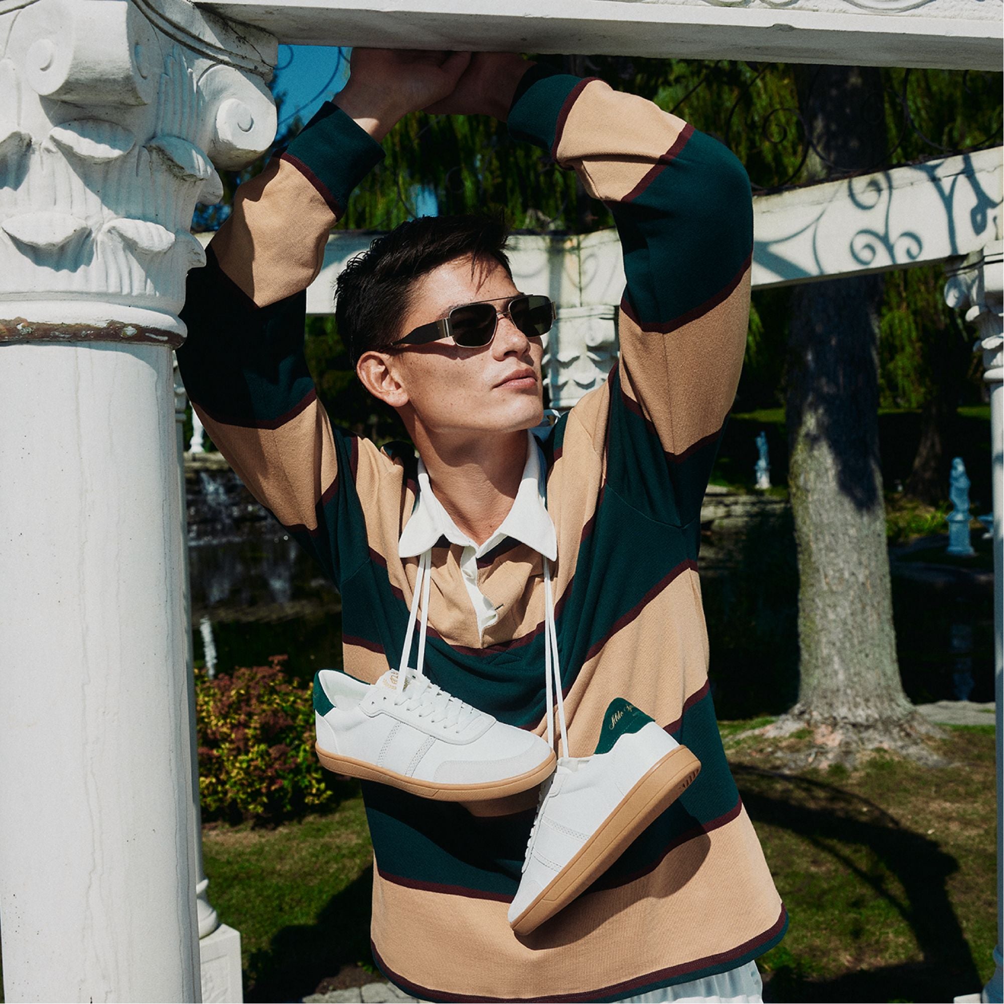 Uptown White Combo Men's Aldo Sport Club - Low top sneaker