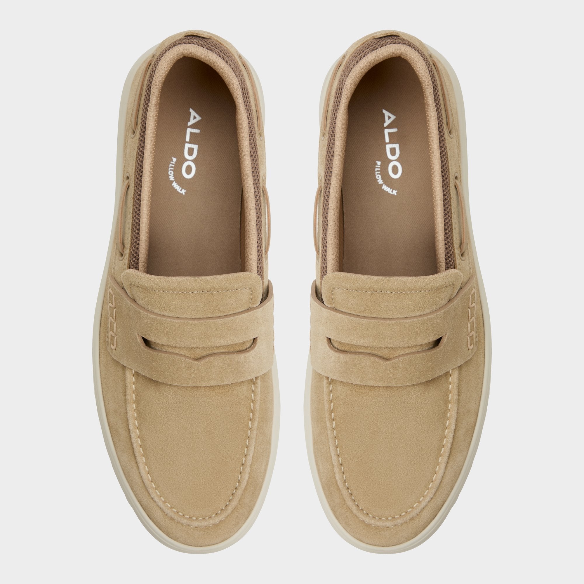 Seafarer Taupe Men's Casual Shoes - Boat shoe