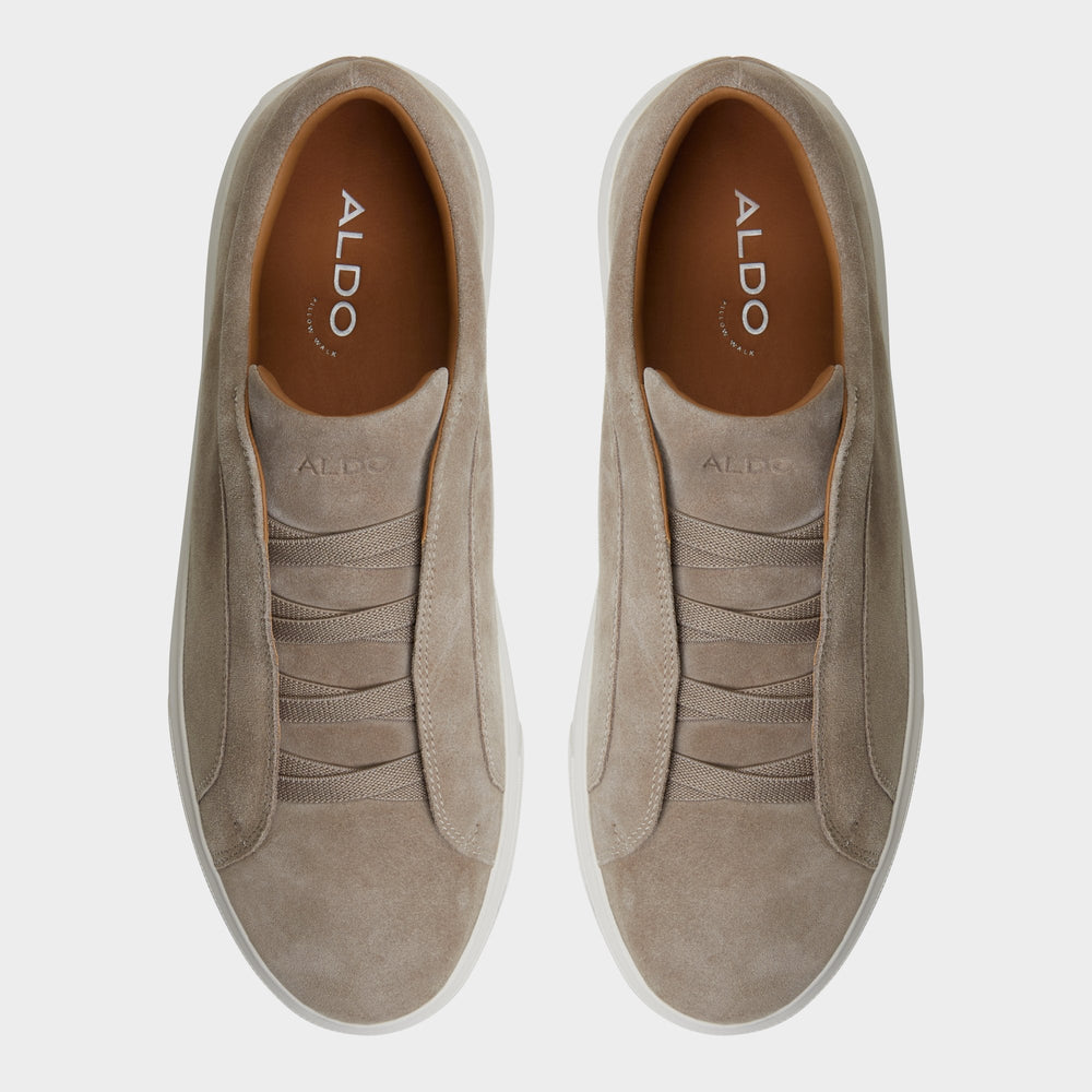 Abbott Beige Men's Slip-ons - Slip-on sneaker