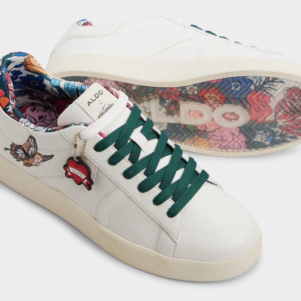 Whatisadam in White Combo - Men's low top sneaker