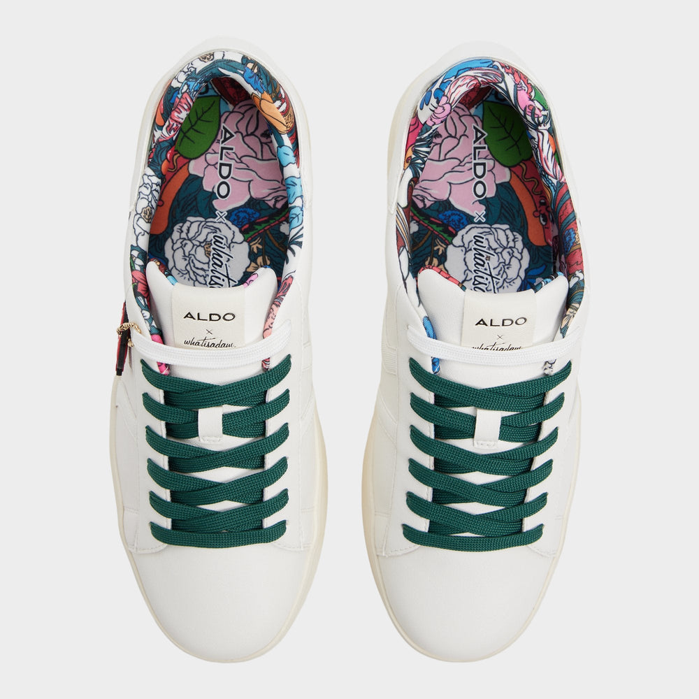 Whatisadam in White Combo - Men's low top sneaker