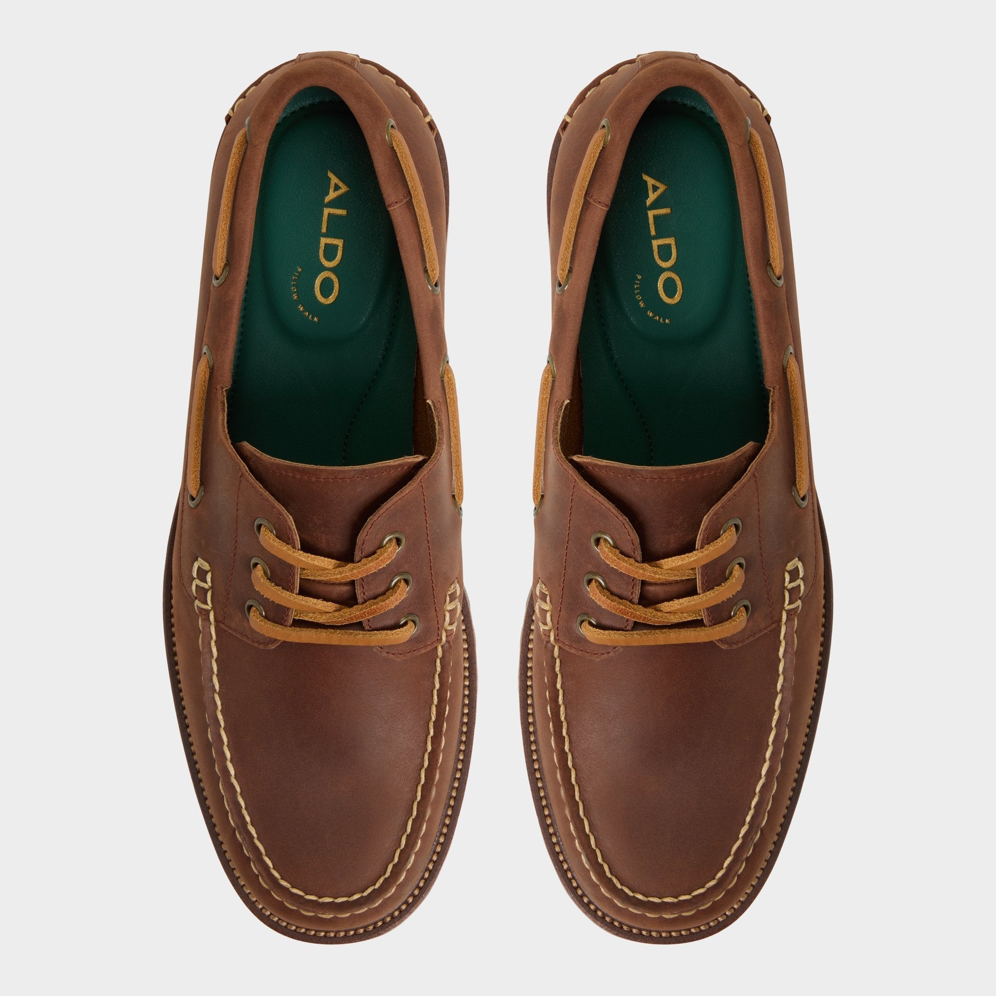 Cedric in Brown Overflow - Boat shoe
