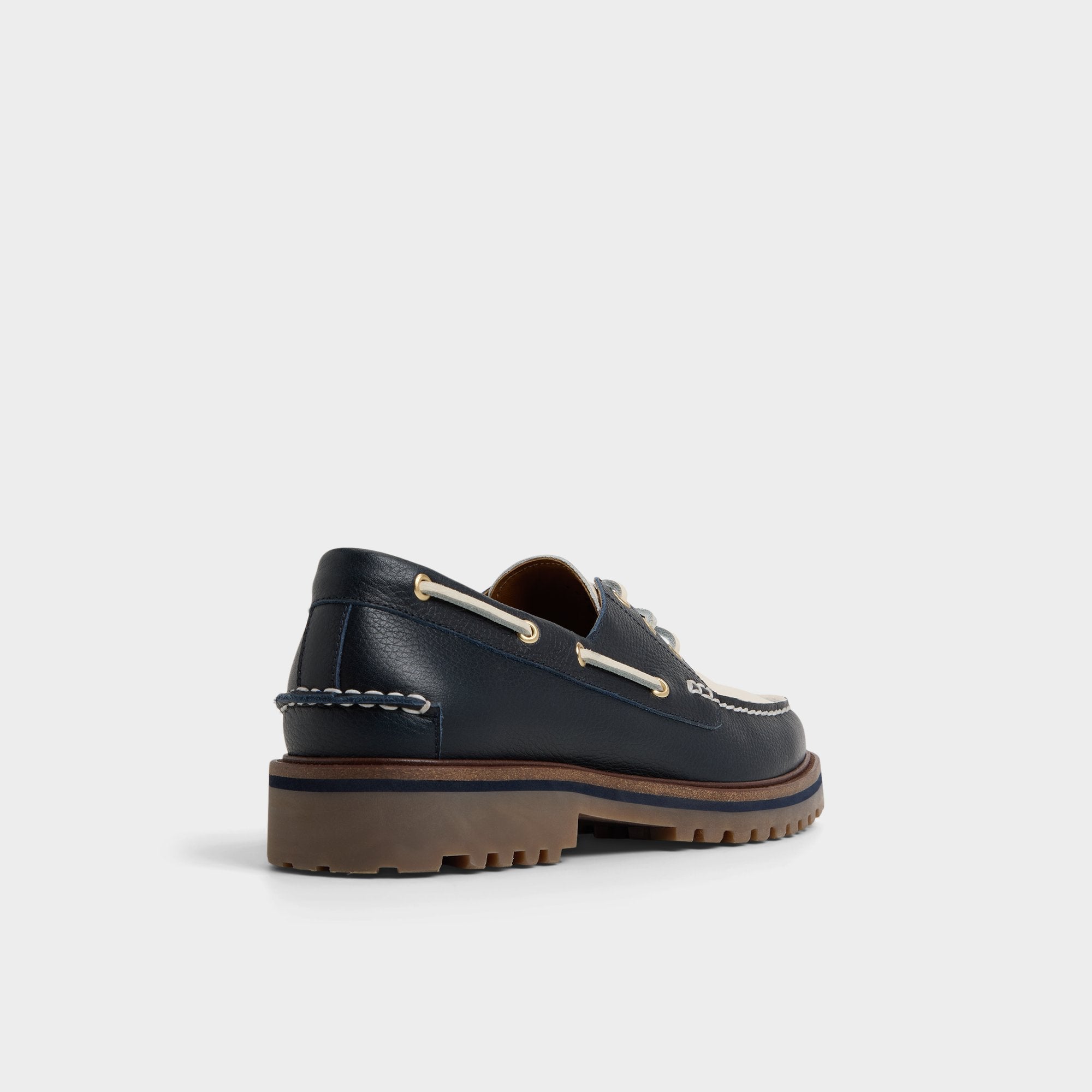 Cedric in Navy - Boat shoe