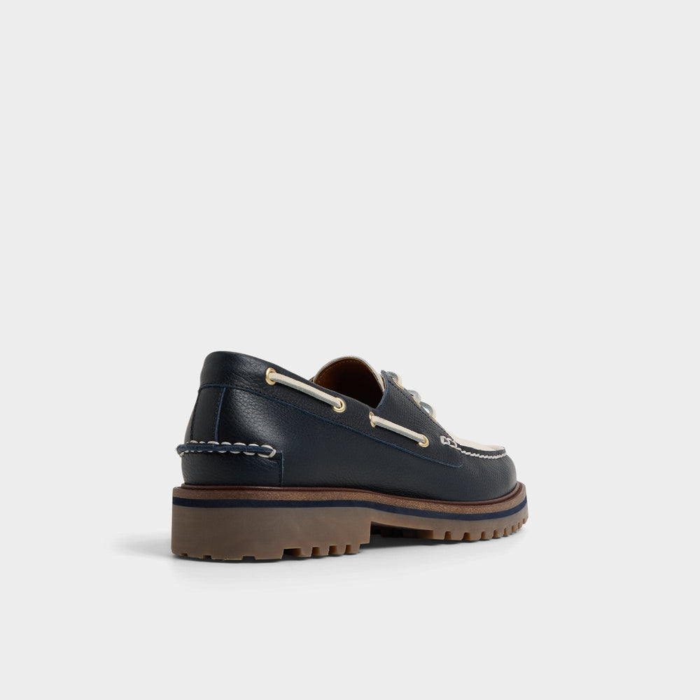 Cedric in Navy - Boat shoe