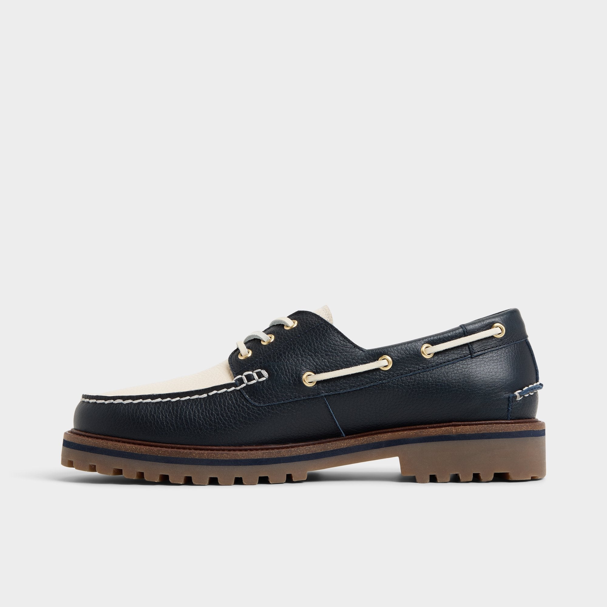 Cedric in Navy - Boat shoe