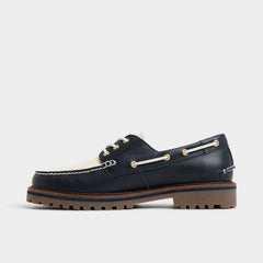 Cedric in Navy - Boat shoe