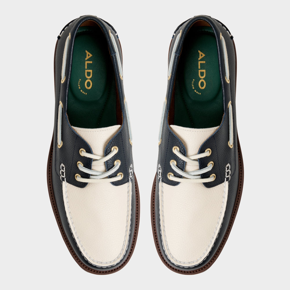 Cedric in Navy - Boat shoe