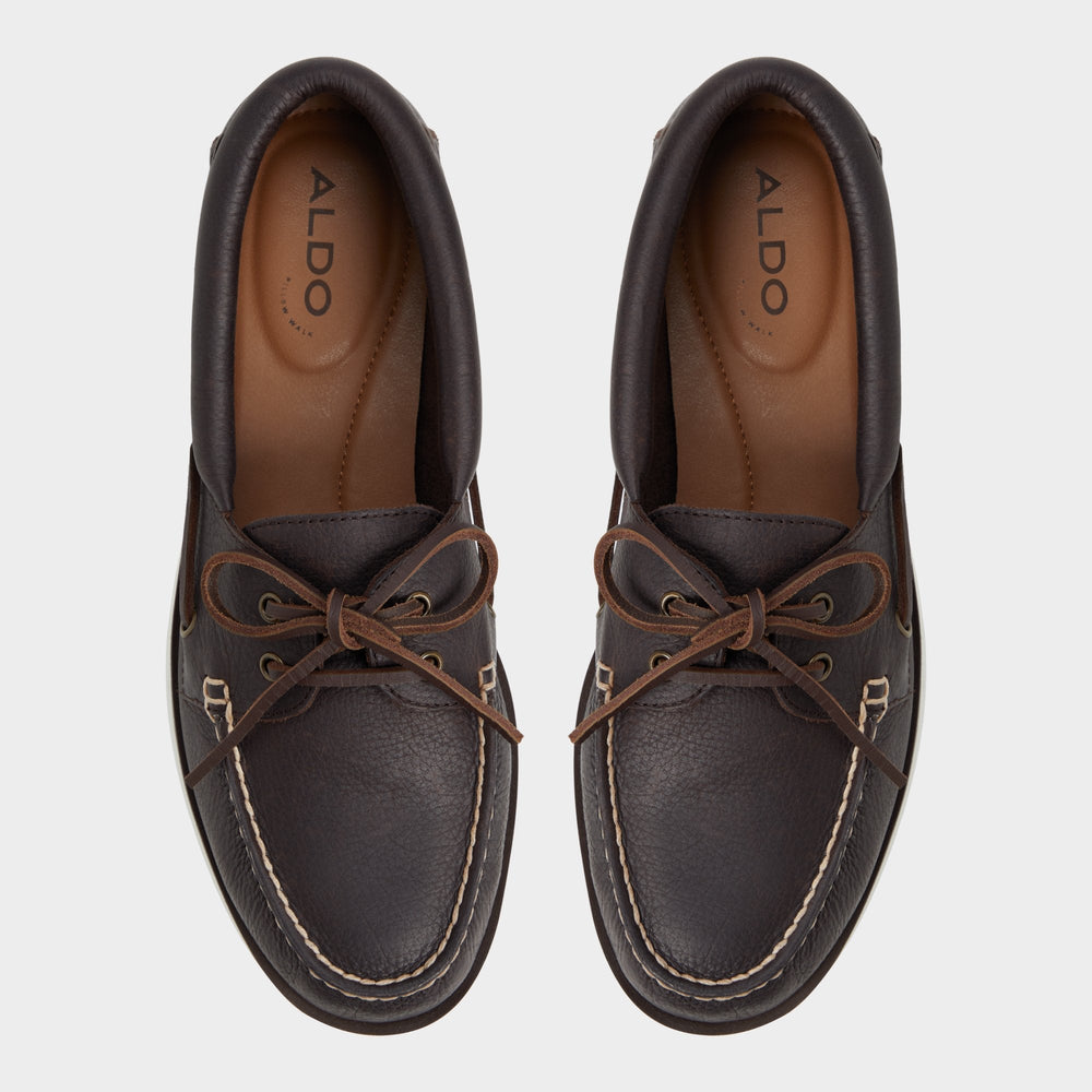 Musker Dark Brown Men's Boat shoes - Boat shoe