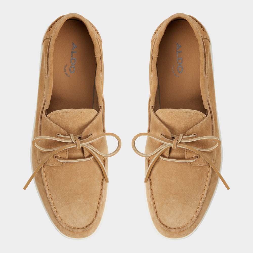 Portwind Light Brown Men's Casual Shoes - Boat shoe