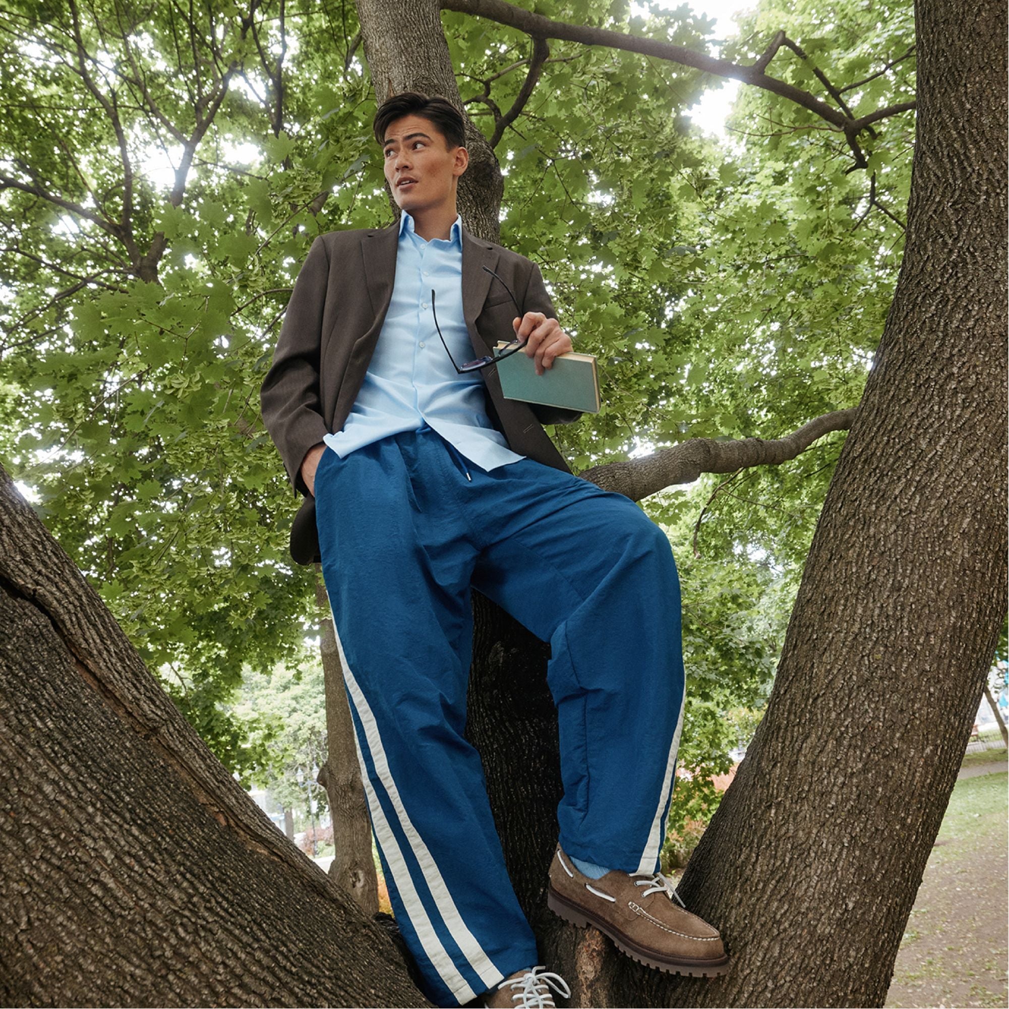 Cedric in Open Brown - Boat shoe