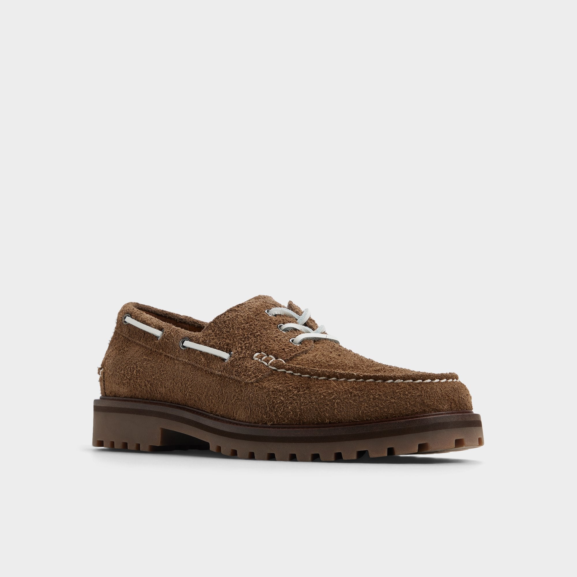 Cedric in Open Brown - Boat shoe