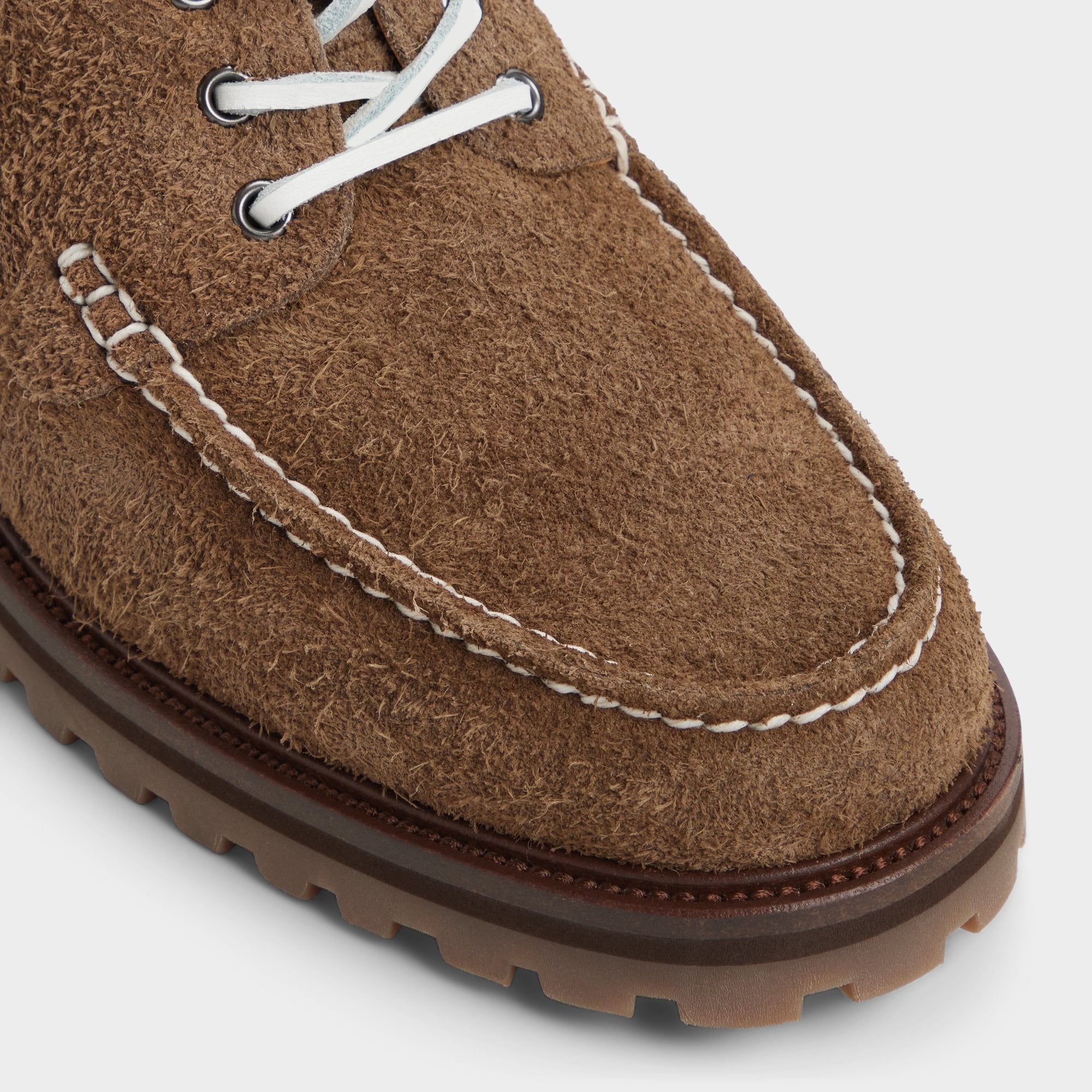 Cedric in Open Brown - Boat shoe