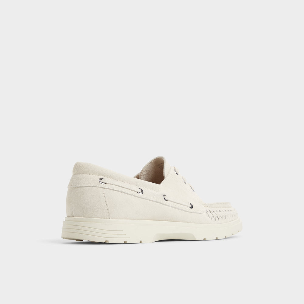 Mikal Ivory Men's Casual Shoes - Boat shoe