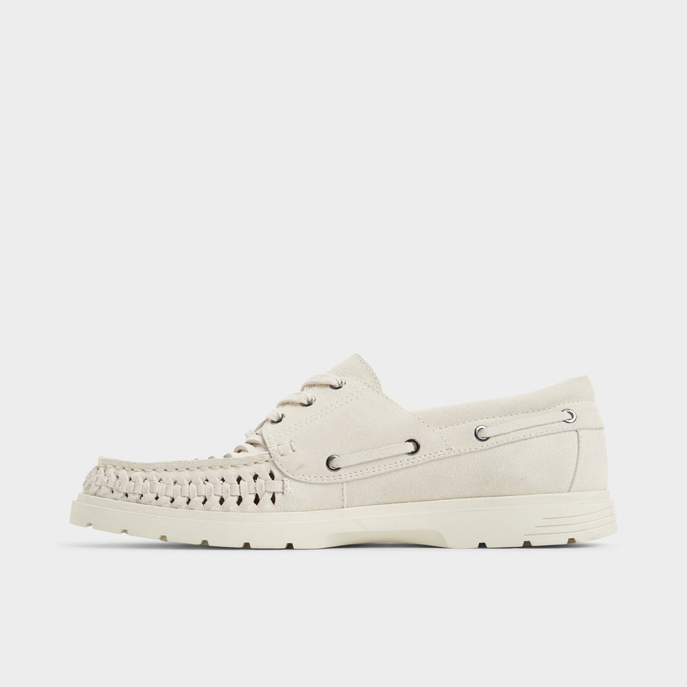 Mikal Ivory Men's Casual Shoes - Boat shoe