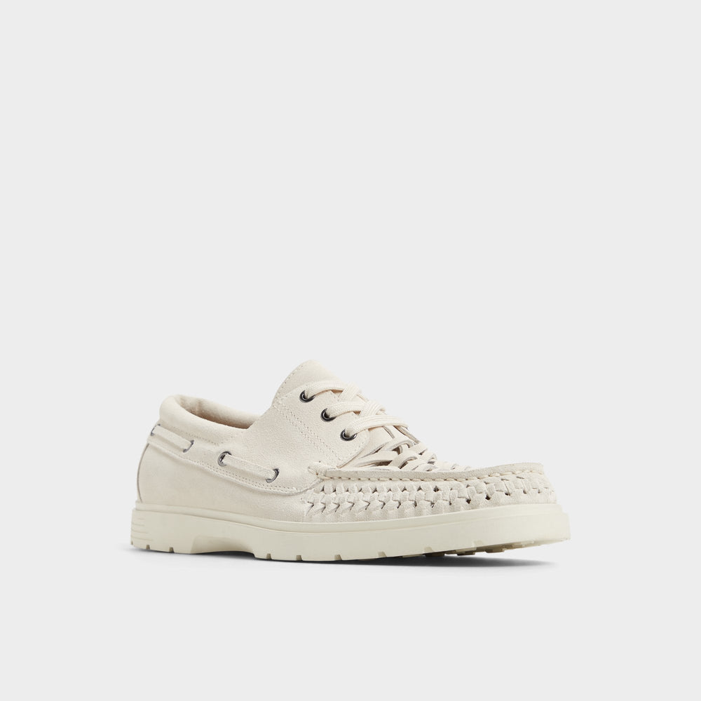 Mikal Ivory Men's Casual Shoes - Boat shoe