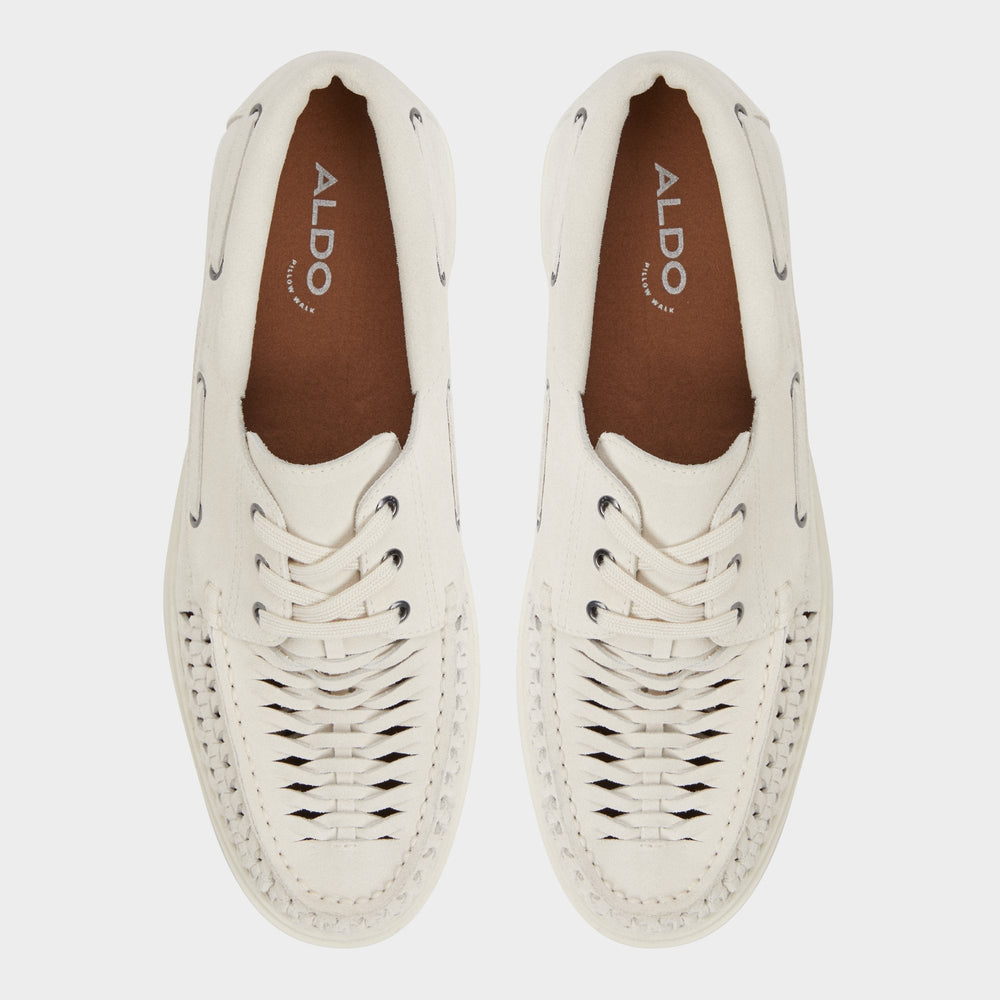 Mikal Ivory Men's Casual Shoes - Boat shoe