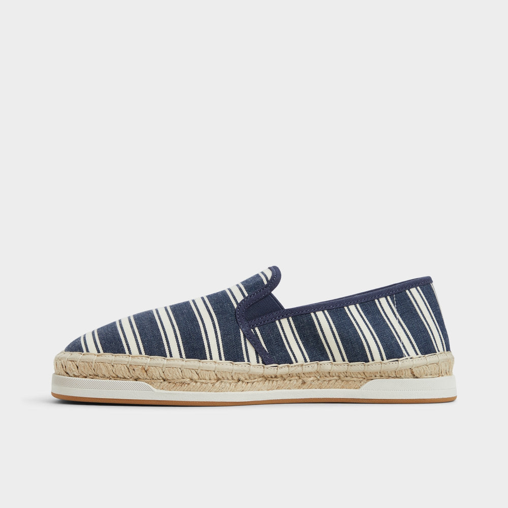 Johnney Navy Men's Loafers & Slip-Ons - Espadrille