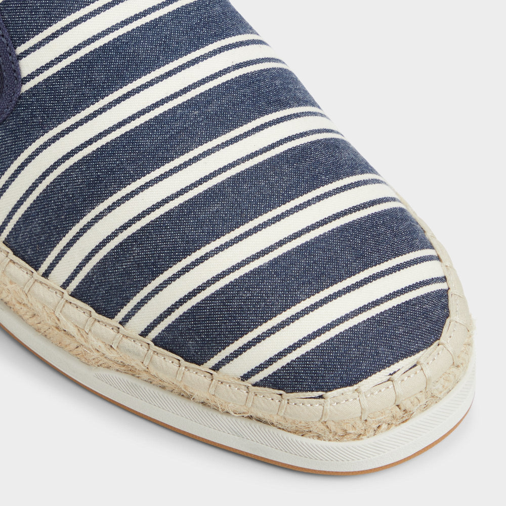 Johnney Navy Men's Loafers & Slip-Ons - Espadrille