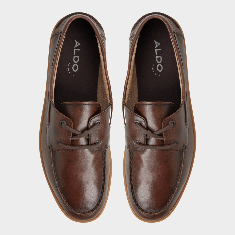 Portwind Brown Men's Casual Shoes - Boat shoe