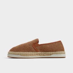 Johnney Cognac Textile Raffia Men's Espadrilles - Espadrille