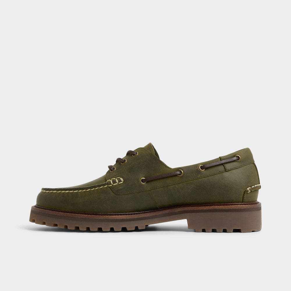 Cedric in Khaki - Boat shoe